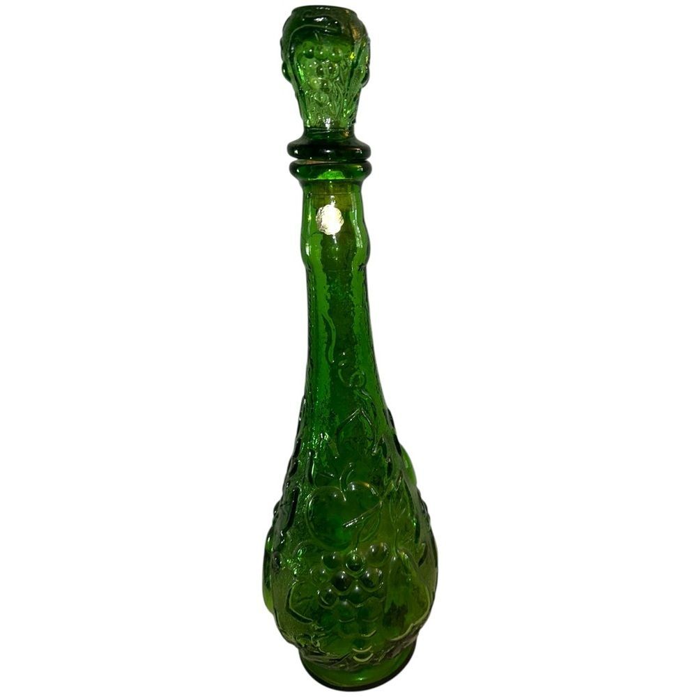 Vintage MCM Made in Italy Green Genie Bottle